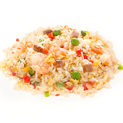 Arroz frito vegetal