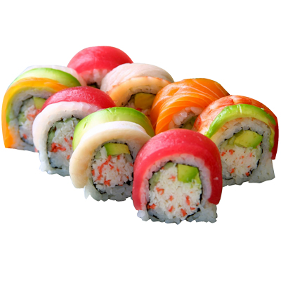 Arcoiris uramaki