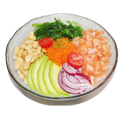 Poke salmón
